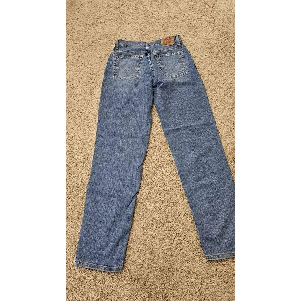 Levis 550‎ Relaxed Tapered Leg Jeans Womens 8 L Medium Wash High Rise 90s